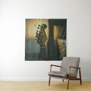 Vintage guitar gifts tapestry