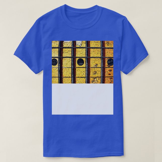 Vintage Guitar Guitarist Player Musician Band T-Shirt (Design Front)