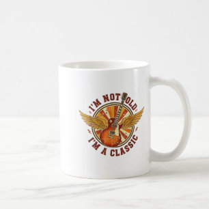 Vintage Guitar I'm Not Old I'm A Clic Tee Musician Coffee Mug