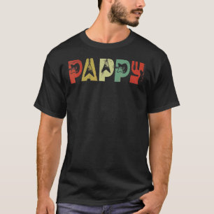 Vintage Guitar Men Music Pappy Guitarist Father's  T-Shirt