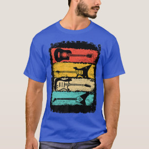 Vintage Guitar Music Band Guitarist for Men and Wo T-Shirt