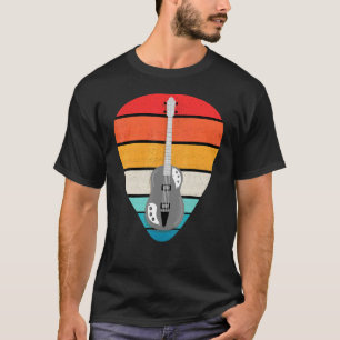 Vintage Guitar Pick Guitarist Instrument Electric T-Shirt