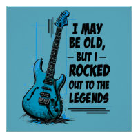 Vintage Guitar Retro Rock Legend Nostalgic Music