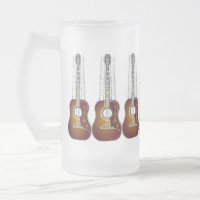 Vintage Guitar with Sheet Music - Mug
