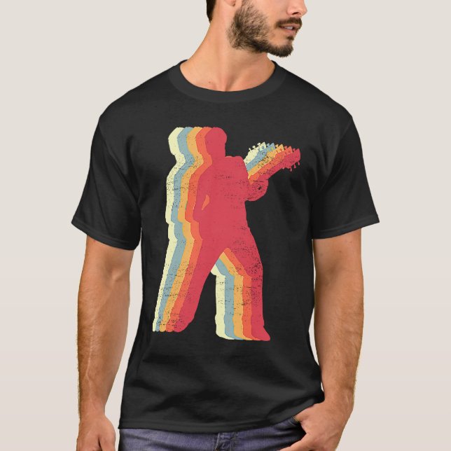 Vintage Guitarist T-Shirt (Front)