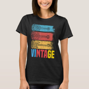 Vintage Guitars For Musicians And Guitarists T-Shirt