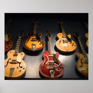 Vintage Guitars Poster