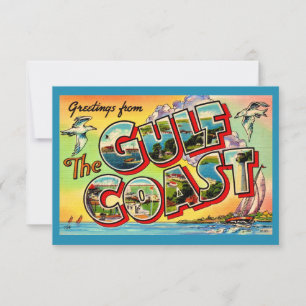 Vintage Gulf Coast Card