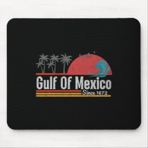 Vintage Gulf Of Mexico Est.1772 Graphic Mouse Mat