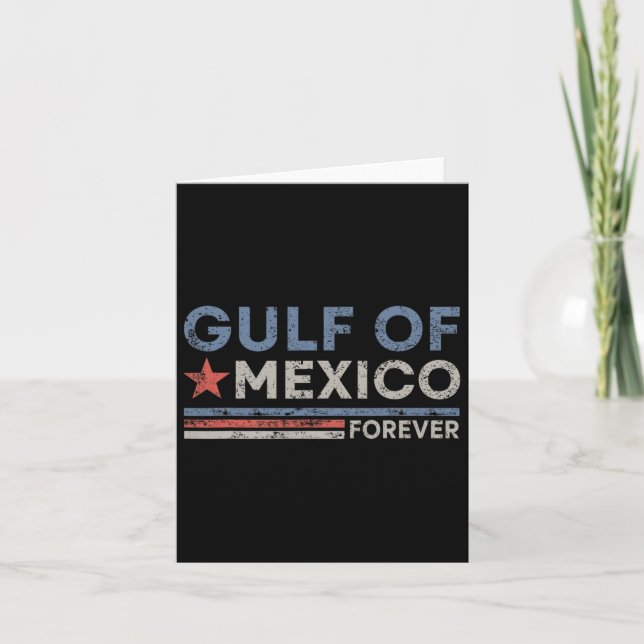 Vintage Gulf Of Mexico Forever  Card (Front)