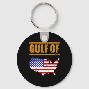 Vintage Gulf Of United States Of America  Key Ring