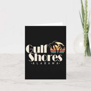 Vintage Gulf Shores Card