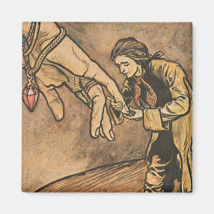 Vintage Gulliver's Travels by Arthur Rackham Magnet