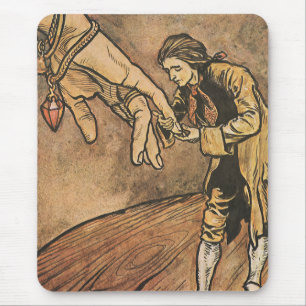 Vintage Gulliver's Travels by Arthur Rackham Mouse Mat