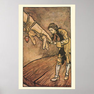 Vintage Gulliver's Travels by Arthur Rackham Poster