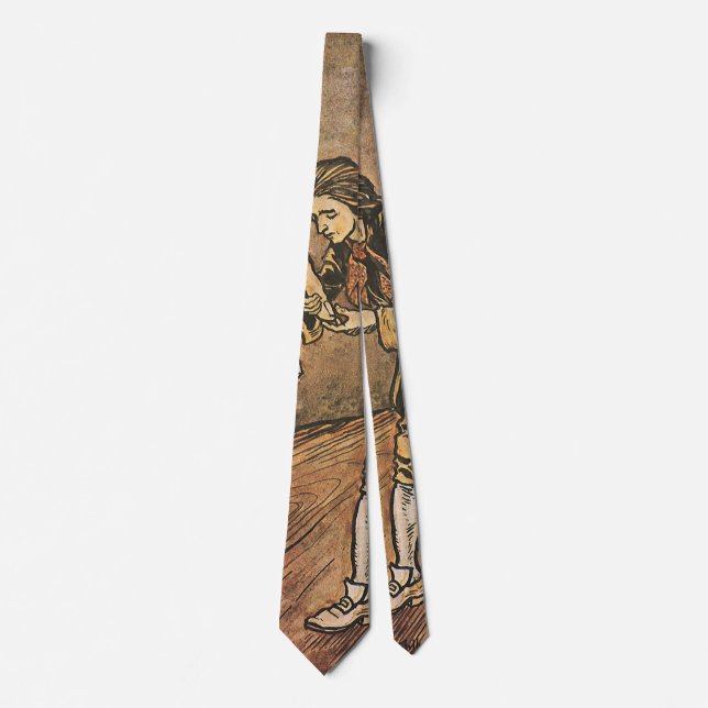 Vintage Gulliver's Travels by Arthur Rackham Tie (Front)
