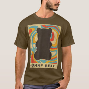 Vintage Gummy Bear Retro Poster T-Shirt