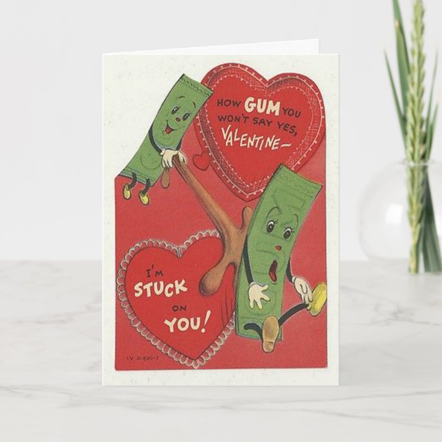 Vintage Gums Valentine's Day Card (Front)