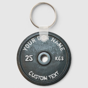 Vintage Gym Owner or User Fitness Funny Key Ring