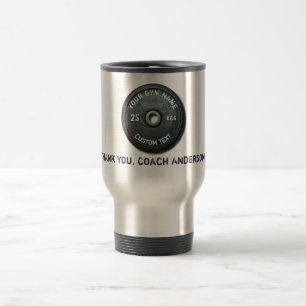 Vintage Gym Owner or User With Fitness Funny Travel Mug