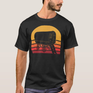 Vintage Gypsy Glamper Wagon Retro Camping Camper T-Shirt