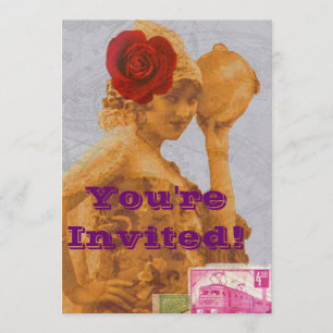 Vintage Gypsy Invitation