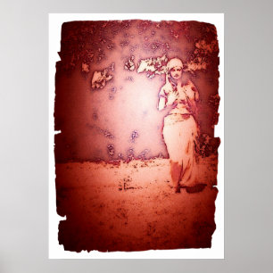 Vintage Gypsy Woman Poster