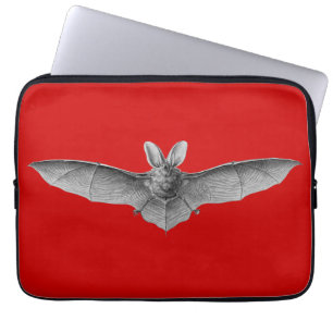 Vintage Haeckel Bat Laptop Sleeve