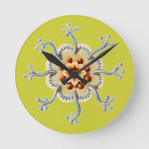 Vintage Haeckel Round Clock