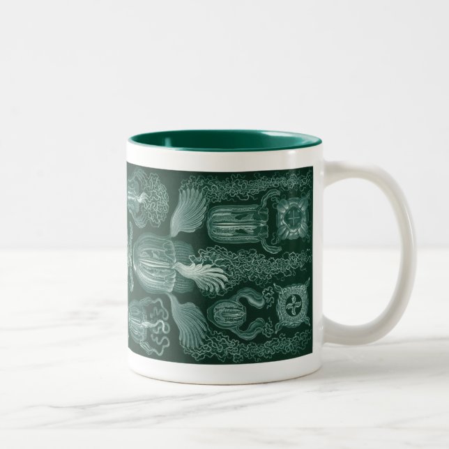 Vintage Haeckel Two-Tone Coffee Mug (Right)