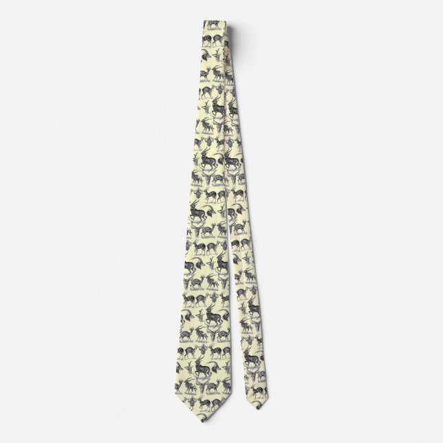 Vintage Haeckel Wildlife Tie (Front)
