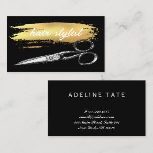 Vintage Hair Stylist Business Card