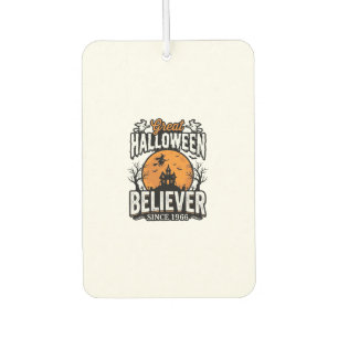 Vintage Halloween Believer Since 1966 Graphic_1 Car Air Freshener