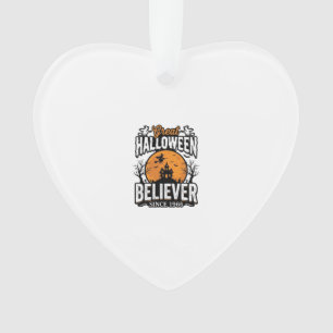 Vintage Halloween Believer Since 1966 Graphic_1 Ornament