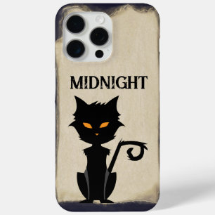 Vintage HALLOWEEN Black Cat iPhone 15 Pro Max Case