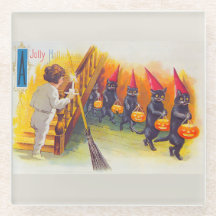Vintage Halloween Black Cats