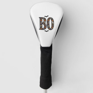 Vintage Halloween Boo Doodle Vector Design_1 Golf Head Cover