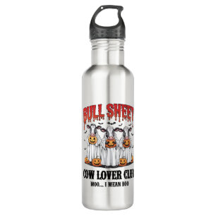 Vintage Halloween Bull Sheet 710 Ml Water Bottle