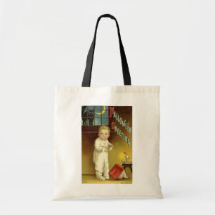Vintage Halloween by Ellen Clapsaddle, Ghost Story Tote Bag