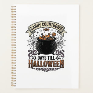 Vintage Halloween Candy Countdown Shirt Design_1 Planner