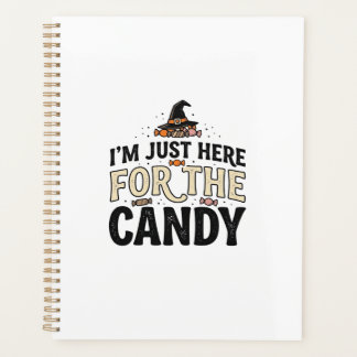Vintage Halloween Candy Witch Hat Shirt Design_1 Planner