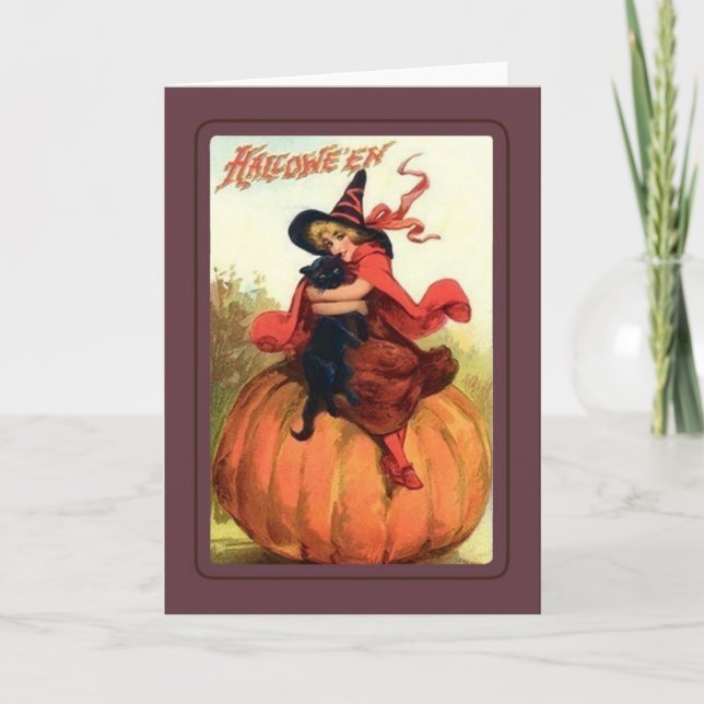 Vintage Halloween Card (Front)