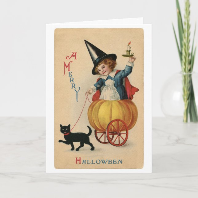 Vintage Halloween Card (Front)