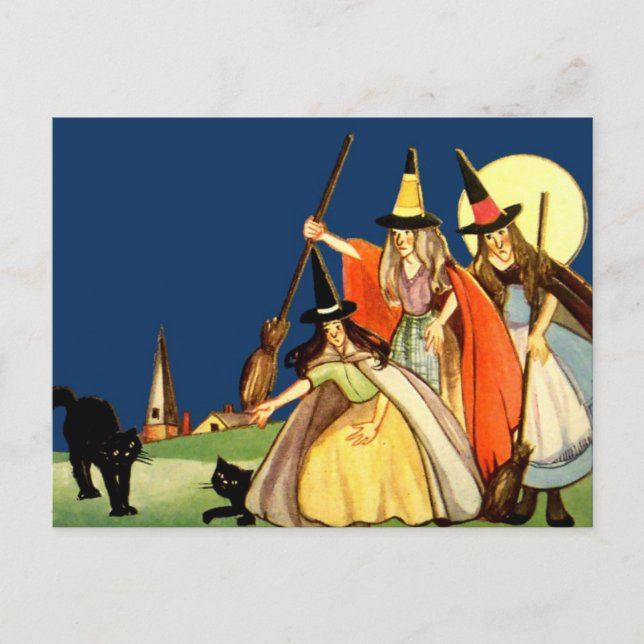 Vintage Halloween Card (Front)