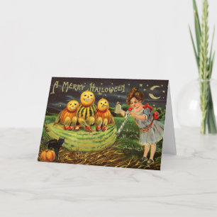 Vintage Halloween Card