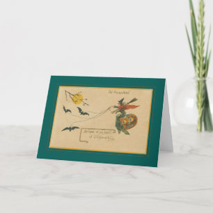 Vintage Halloween Card