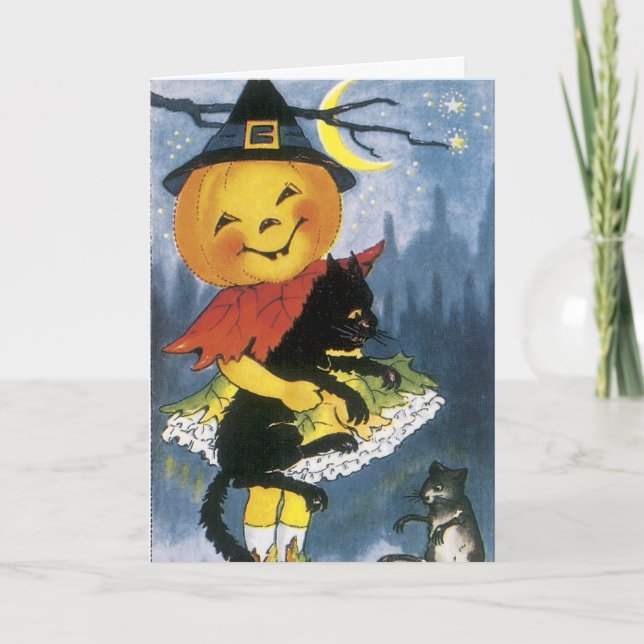 Vintage Halloween Card (Front)