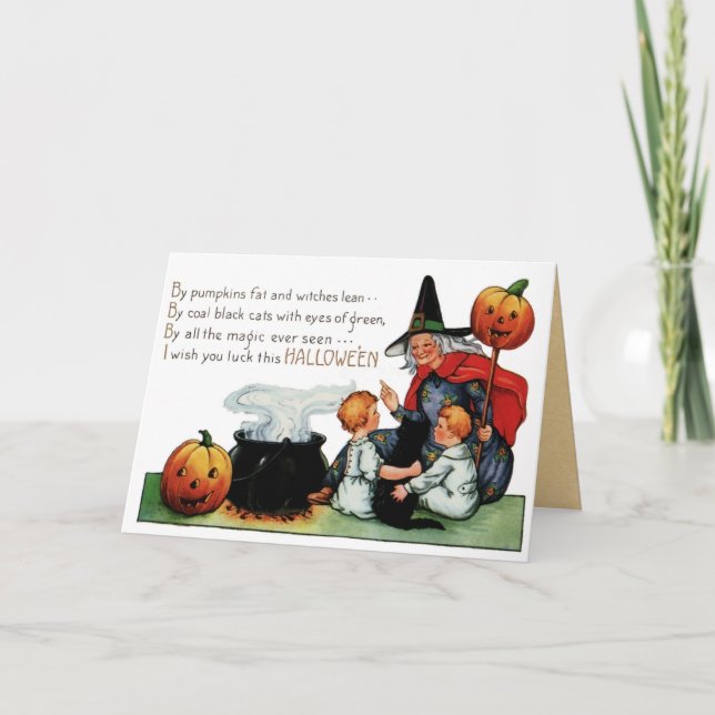 Vintage Halloween Card (Front)