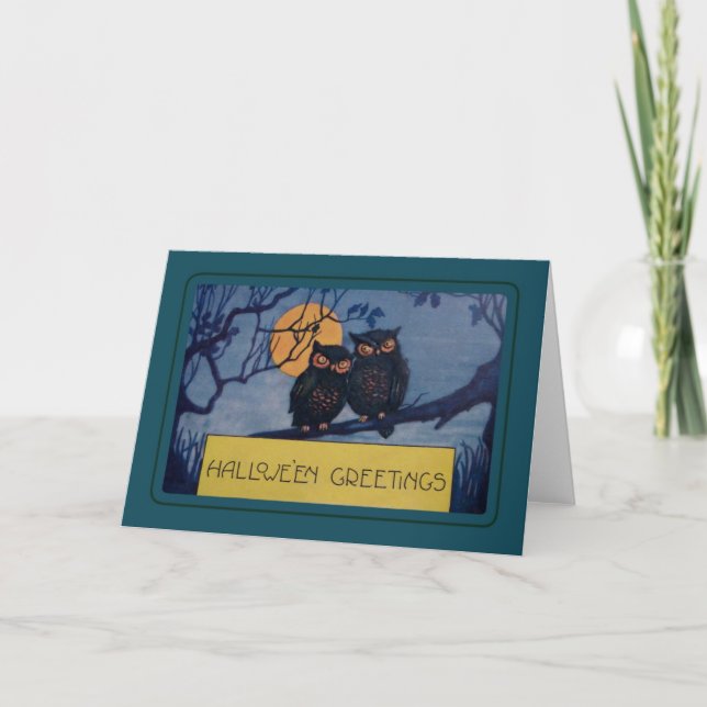 Vintage Halloween Card (Front)