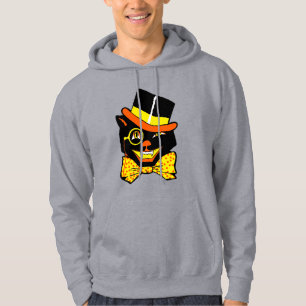 Vintage Halloween Cat in Top Hat